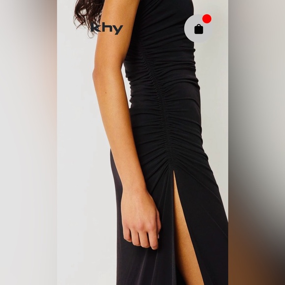 KHY x Atlein One-Shoulder Ruched Gown - Picture 5 of 6